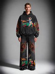 Creative Sexy Retro Girl Bomb Print Sweatshirt