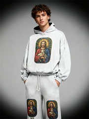 Believe in God and be with me trendy print pattern