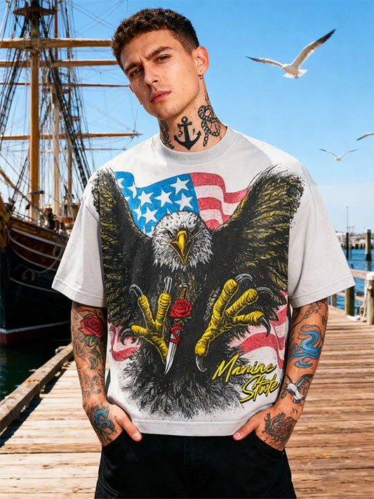 My American Eagle Personalized Printed Short Sleeve