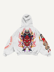 Tengshe Black Panther Skull Sweatshirt