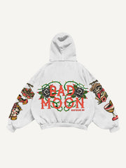 Beautiful girls motorcycle tattoo sweatshirt