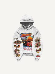 Beautiful girls motorcycle tattoo sweatshirt