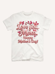 Happy Mother's Day, Charming Like Flowers Short Sleeve