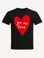 I Love You Print Gratitude Short Sleeve