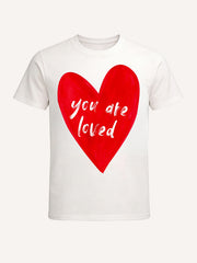 I Love You Print Gratitude Short Sleeve
