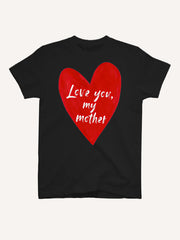 I Love You Print Gratitude Short Sleeve