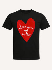 I Love You Print Gratitude Short Sleeve