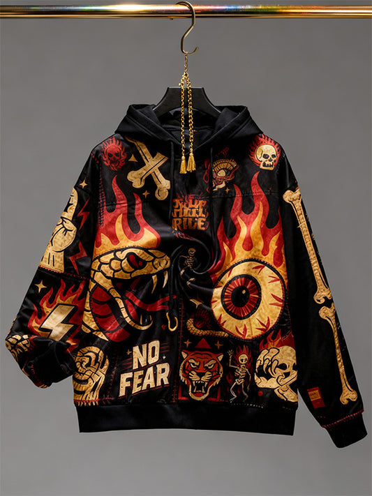 Unique Halloween print sweatshirt