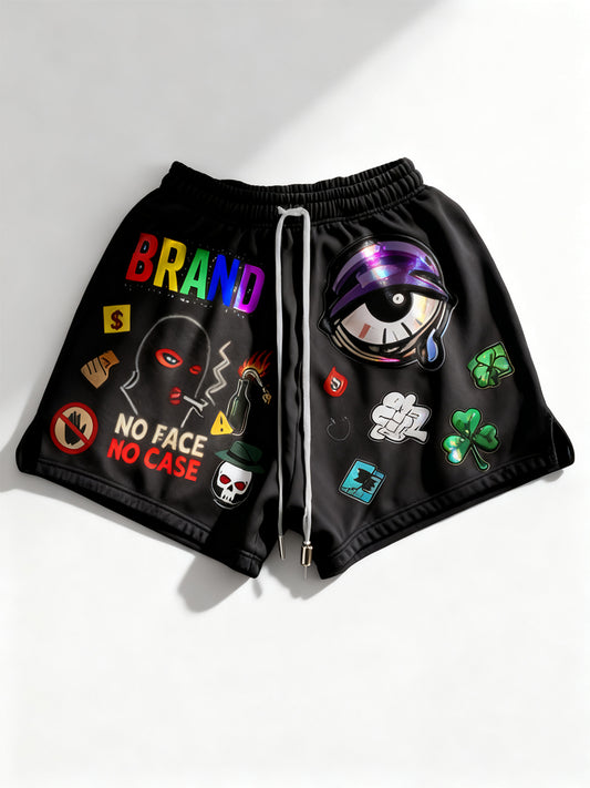 The masked man is not necessarily a superman hooded loose Shorts