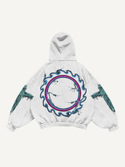 Artist hand-painted horror sweatshirt