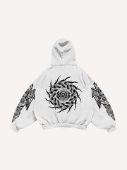 Eye of Prophecy totem pattern sweatshirt