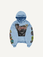Statue of Liberty trendy distressed sweatshirt