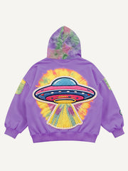 Were the pyramids built by aliens Loose hooded sweatshirt