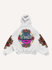 Creative Sexy Retro Girl Bomb Print Sweatshirt