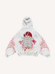 Double Flag Lion Hand-Painted Limited Edition Sweatshirt