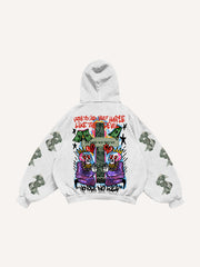 Rap hip hop only dollars parody graffiti sweatshirt
