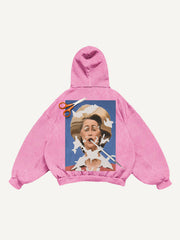 Artist recreates leader's design for limited edition sweatshirt