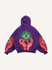 All Seeing Eyes Are Watching Loose Hoodie