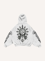 Retro God of Wealth Totem Sweatshirt