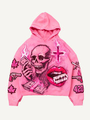 Crazy Rock Disco Stamp Century Hoodie