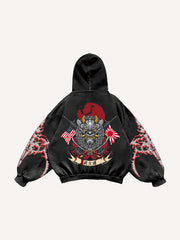 Double Flag Lion Hand-Painted Limited Edition Sweatshirt