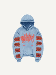 Hell Devil Dark Style Printed Sweatshirt