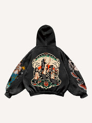 Mermaid Tattoo Retro Fashion Sweatshirt