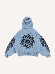 Eye of Prophecy totem pattern sweatshirt