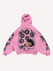 Eye of Hell hand-painted art illustration sweatshirt