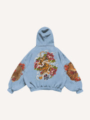 Japanese totem Hannya color totem sweatshirt