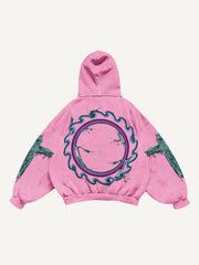 Artist hand-painted horror sweatshirt