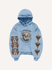 Cute Dog Tattoo Memorial Sweatshirt