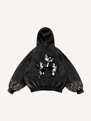 Who is the hunter or the prey Trendy printed sweatshirt