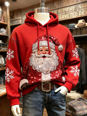 Sparkling Snowflake Mood Hooded Christmas Sweatshirt