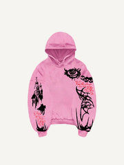 Angel and Devil is Son Hand-painted Trendy Bat Sweatshirt