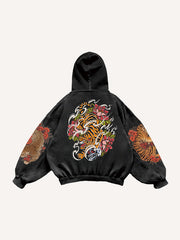 Japanese totem Hannya color totem sweatshirt