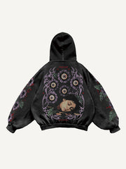 Eye of Hell hand-painted art illustration sweatshirt