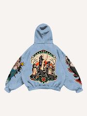 Mermaid Tattoo Retro Fashion Sweatshirt