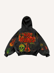 Graffiti hand-painted art sweatshirt