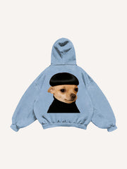 Dirty braids handsome hip-hop funny trendy sweatshirt