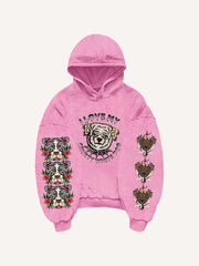 Cute Dog Tattoo Memorial Sweatshirt