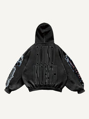 Dark style hip-hop sweatshirt