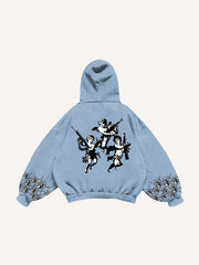 Who is the hunter or the prey Trendy printed sweatshirt