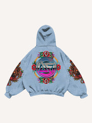 Creative Sexy Retro Girl Bomb Print Sweatshirt