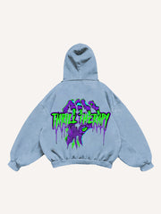 Kapuzenpullover mit Figure&Wing-Grafikdruck und schrägen Taschen