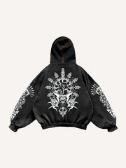 Retro God of Wealth Totem Sweatshirt