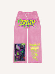 Halloween zombie trendy trousers