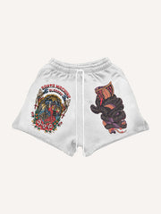 Hand of Faith Blessing Tattoo Shorts