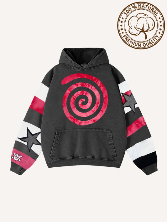 Pure cotton printed sweatshirt no one should be a clown in love