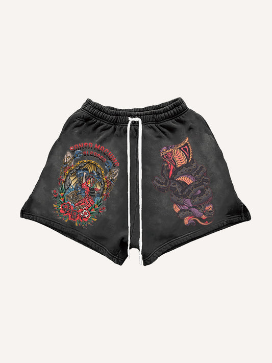 Hand of Faith Blessing Tattoo Shorts